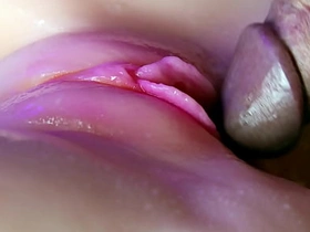 多汁骚逼特写吞下大屌浓精，吸溜作响！ unconcerned asian porn
